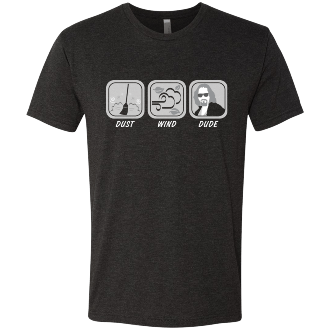 T-Shirts Vintage Black / Small Dust Wind Dude Men's Triblend T-Shirt
