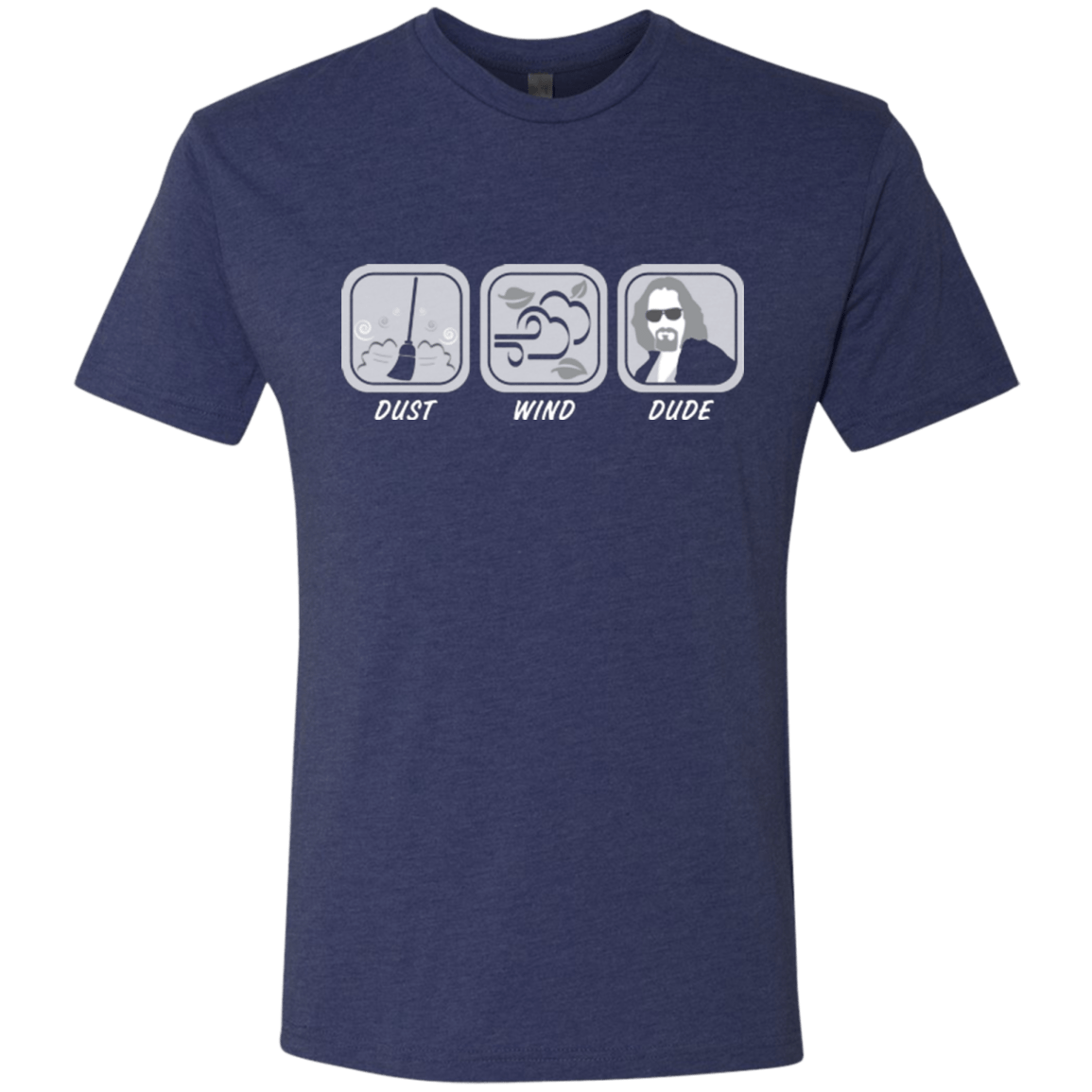 T-Shirts Vintage Navy / Small Dust Wind Dude Men's Triblend T-Shirt