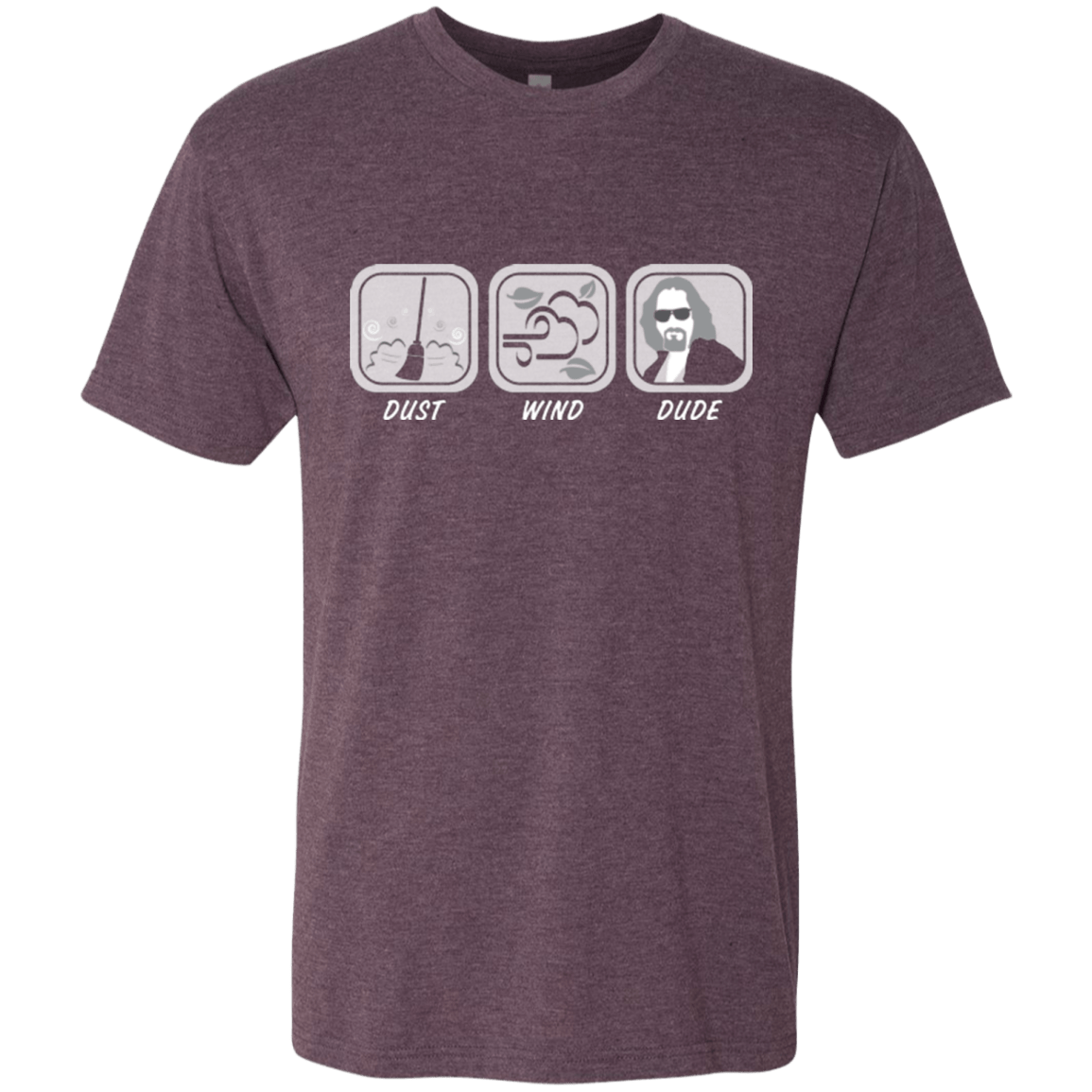 T-Shirts Vintage Purple / Small Dust Wind Dude Men's Triblend T-Shirt