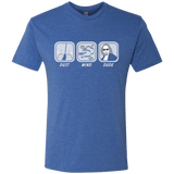 T-Shirts Vintage Royal / Small Dust Wind Dude Men's Triblend T-Shirt