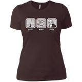 T-Shirts Dark Chocolate / X-Small Dust Wind Dude Women's Premium T-Shirt
