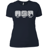 T-Shirts Midnight Navy / X-Small Dust Wind Dude Women's Premium T-Shirt