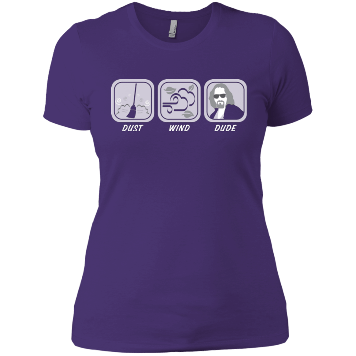 T-Shirts Purple Rush/ / X-Small Dust Wind Dude Women's Premium T-Shirt