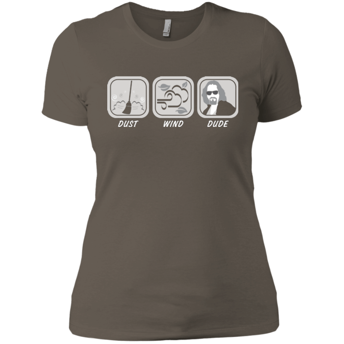 T-Shirts Warm Grey / X-Small Dust Wind Dude Women's Premium T-Shirt
