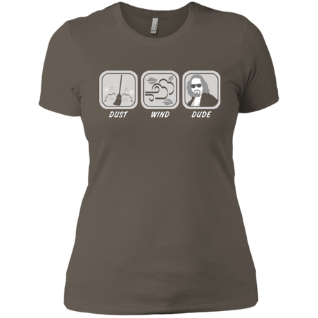 T-Shirts Warm Grey / X-Small Dust Wind Dude Women's Premium T-Shirt