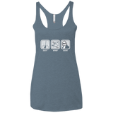 T-Shirts Indigo / X-Small Dust Wind Dude Women's Triblend Racerback Tank