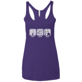 T-Shirts Purple Rush / X-Small Dust Wind Dude Women's Triblend Racerback Tank