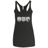 T-Shirts Vintage Black / X-Small Dust Wind Dude Women's Triblend Racerback Tank