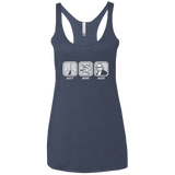 T-Shirts Vintage Navy / X-Small Dust Wind Dude Women's Triblend Racerback Tank
