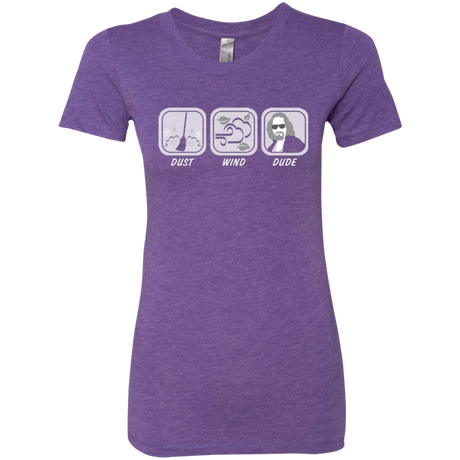 T-Shirts Purple Rush / Small Dust Wind Dude Women's Triblend T-Shirt