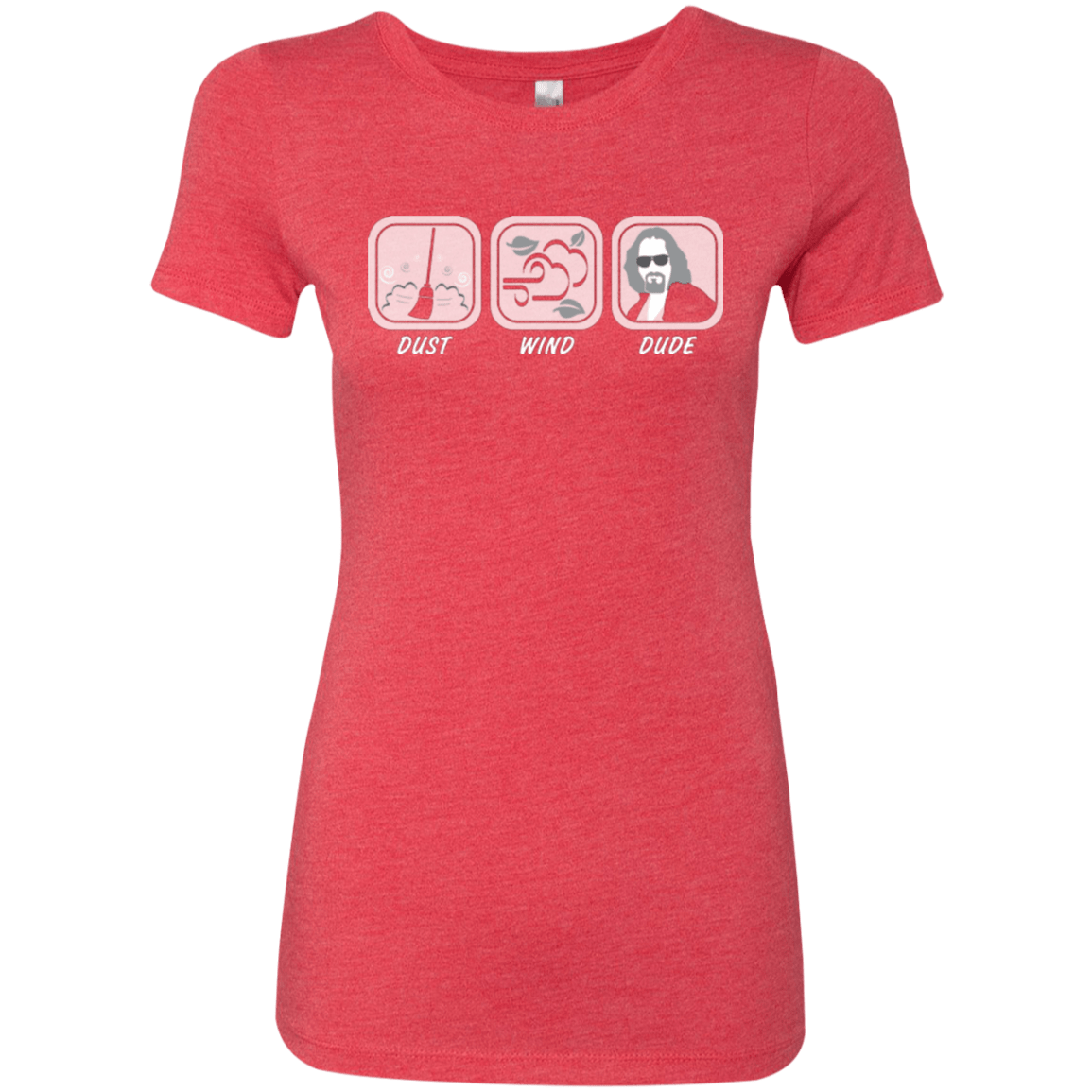 T-Shirts Vintage Red / Small Dust Wind Dude Women's Triblend T-Shirt