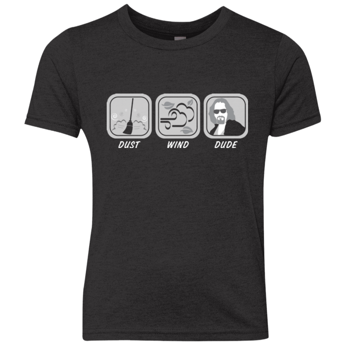 T-Shirts Vintage Black / YXS Dust Wind Dude Youth Triblend T-Shirt