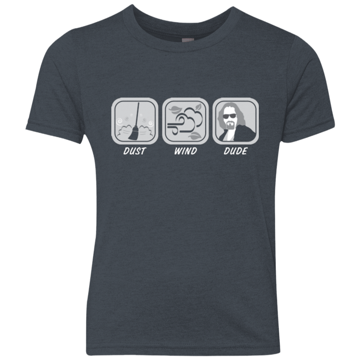 T-Shirts Vintage Navy / YXS Dust Wind Dude Youth Triblend T-Shirt
