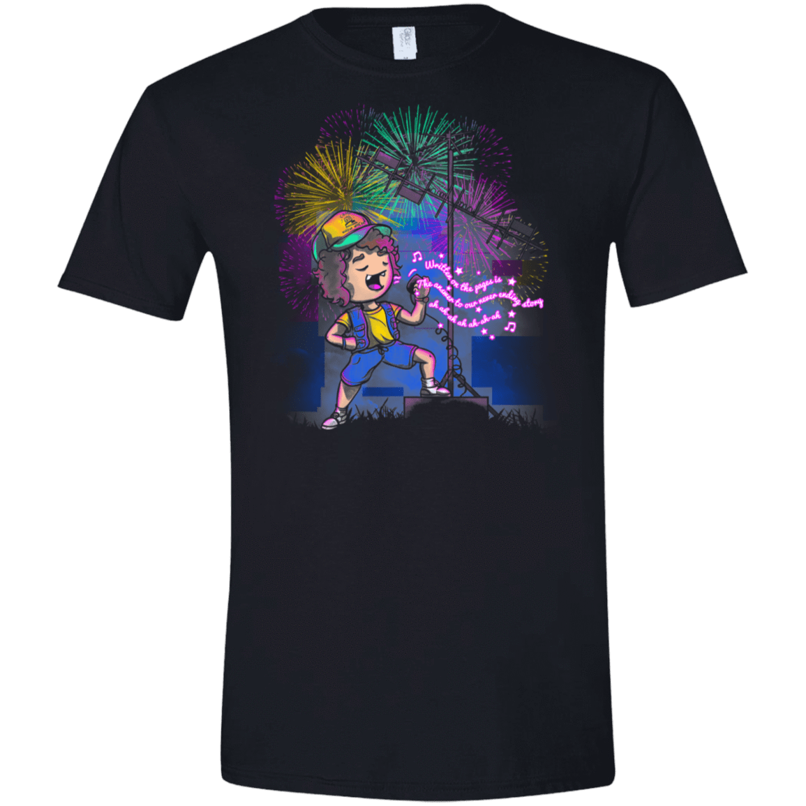 T-Shirts Black / X-Small Dusty Bun Men's Semi-Fitted Softstyle