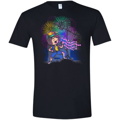 T-Shirts Black / X-Small Dusty Bun Men's Semi-Fitted Softstyle