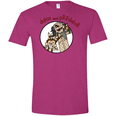 T-Shirts Antique Heliconia / S Dutch and Predator Men's Semi-Fitted Softstyle