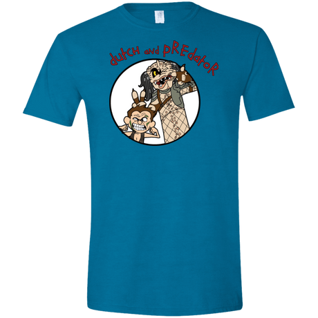T-Shirts Antique Sapphire / S Dutch and Predator Men's Semi-Fitted Softstyle