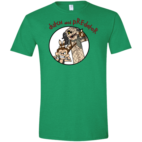 T-Shirts Heather Irish Green / S Dutch and Predator Men's Semi-Fitted Softstyle