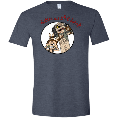 T-Shirts Heather Navy / S Dutch and Predator Men's Semi-Fitted Softstyle