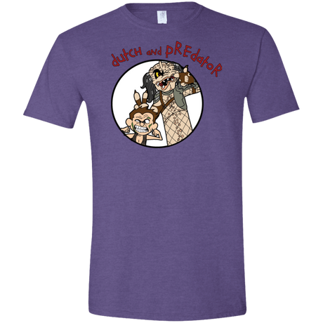 T-Shirts Heather Purple / S Dutch and Predator Men's Semi-Fitted Softstyle
