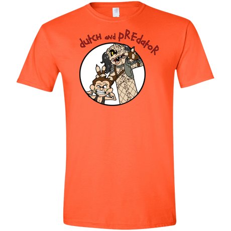 T-Shirts Orange / S Dutch and Predator Men's Semi-Fitted Softstyle