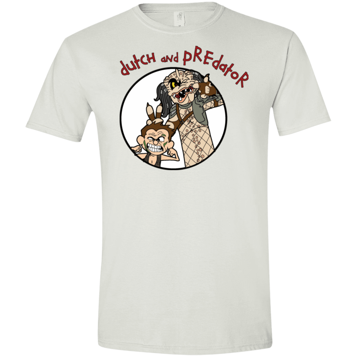 T-Shirts White / X-Small Dutch and Predator Men's Semi-Fitted Softstyle