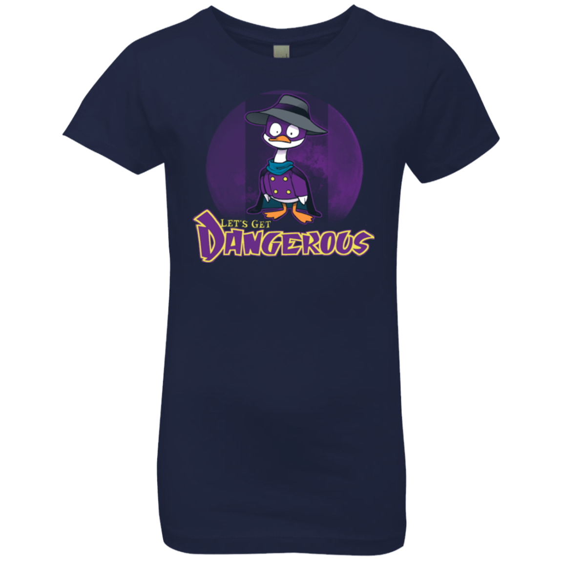 T-Shirts Midnight Navy / YXS DW Duck Girls Premium T-Shirt