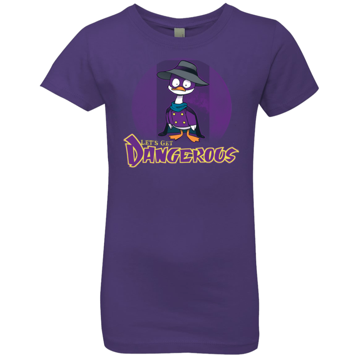 T-Shirts Purple Rush / YXS DW Duck Girls Premium T-Shirt