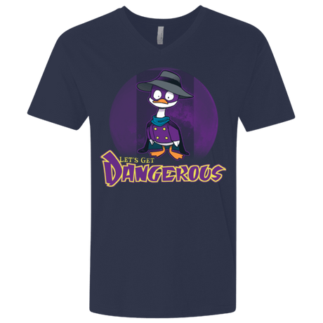 T-Shirts Midnight Navy / X-Small DW Duck Men's Premium V-Neck