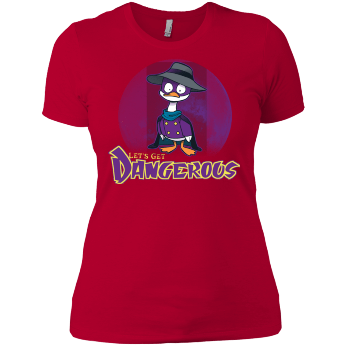 T-Shirts Red / X-Small DW Duck Women's Premium T-Shirt