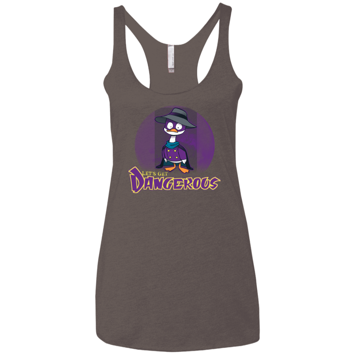 T-Shirts Macchiato / X-Small DW Duck Women's Triblend Racerback Tank