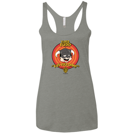 T-Shirts Venetian Grey / X-Small Dwagonborn Women's Triblend Racerback Tank