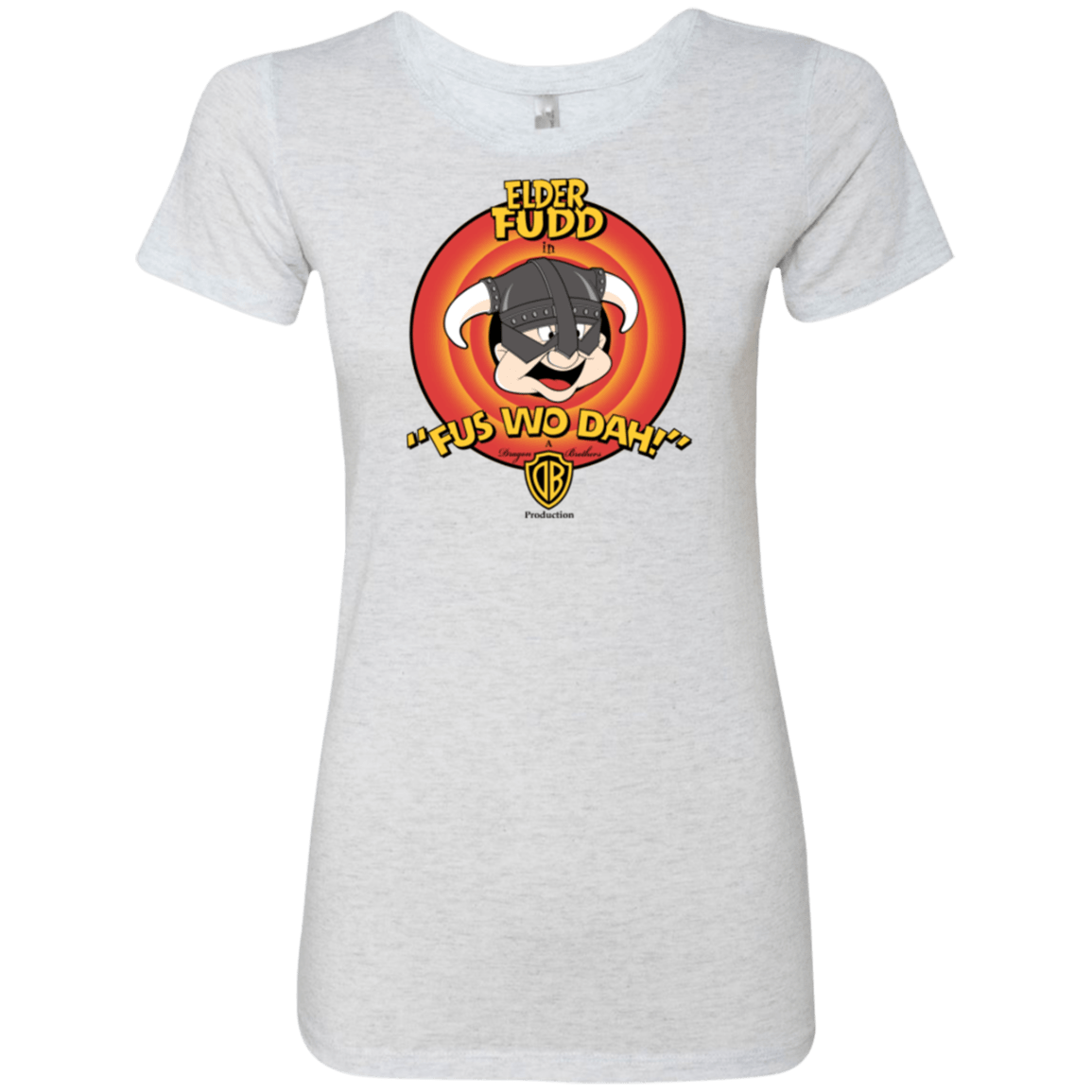 T-Shirts Heather White / Small Dwagonborn Women's Triblend T-Shirt