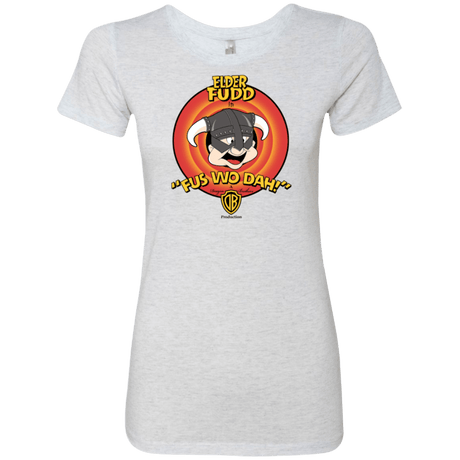 T-Shirts Heather White / Small Dwagonborn Women's Triblend T-Shirt