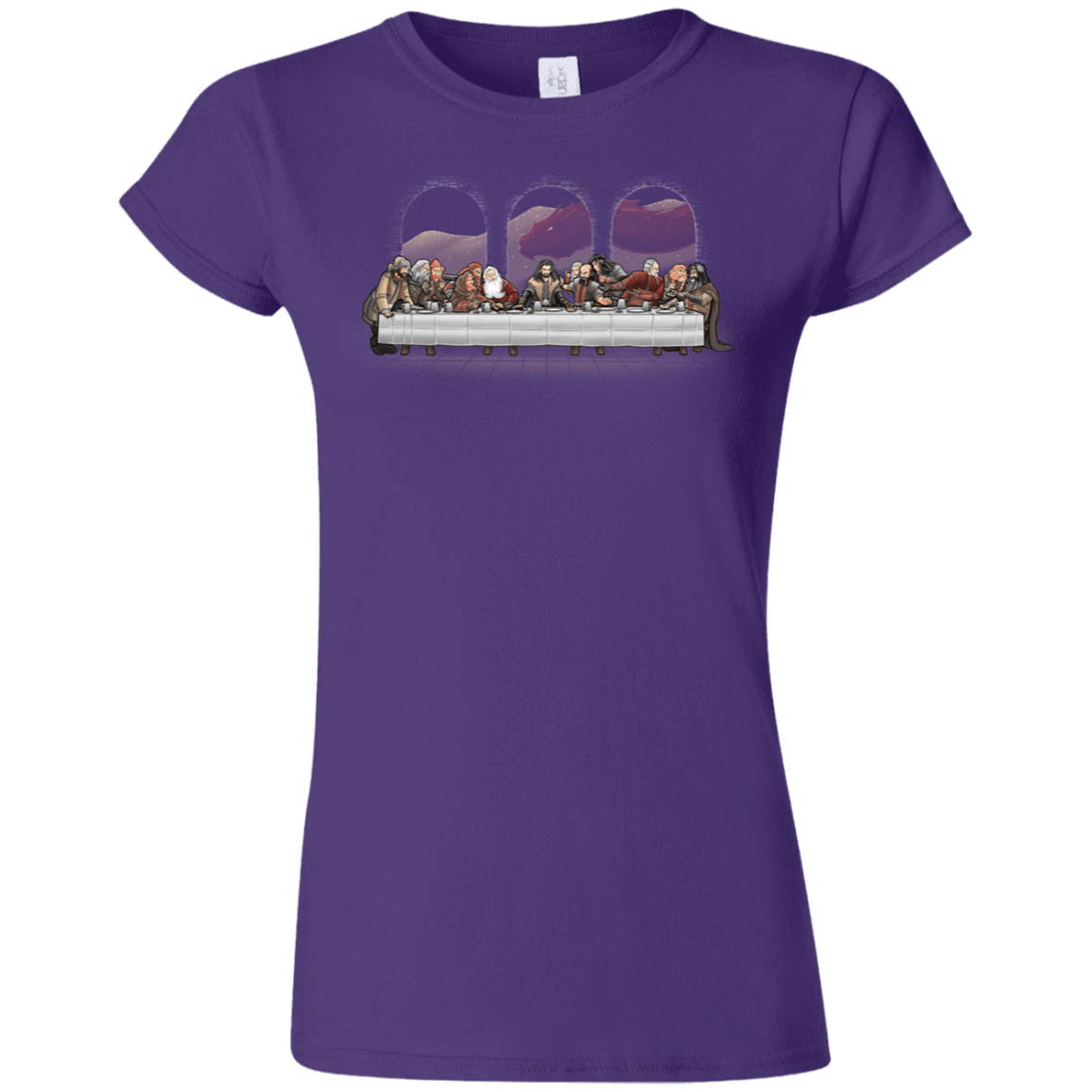 T-Shirts Purple / S Dwarf Dinner Junior Slimmer-Fit T-Shirt