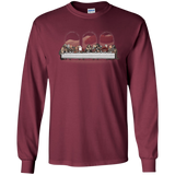 T-Shirts Maroon / S Dwarf Dinner Men's Long Sleeve T-Shirt