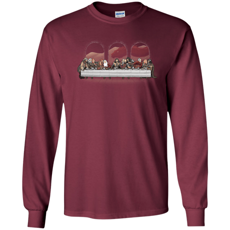 T-Shirts Maroon / S Dwarf Dinner Men's Long Sleeve T-Shirt