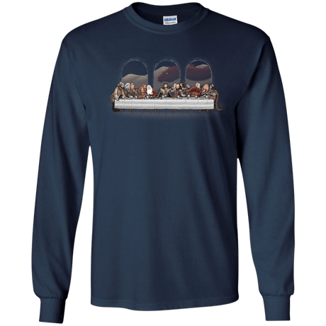 T-Shirts Navy / S Dwarf Dinner Men's Long Sleeve T-Shirt