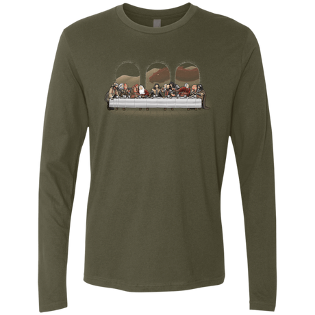 T-Shirts Military Green / S Dwarf Dinner Men's Premium Long Sleeve