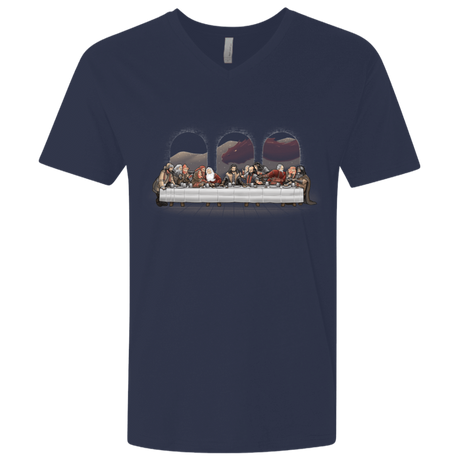 T-Shirts Midnight Navy / X-Small Dwarf Dinner Men's Premium V-Neck