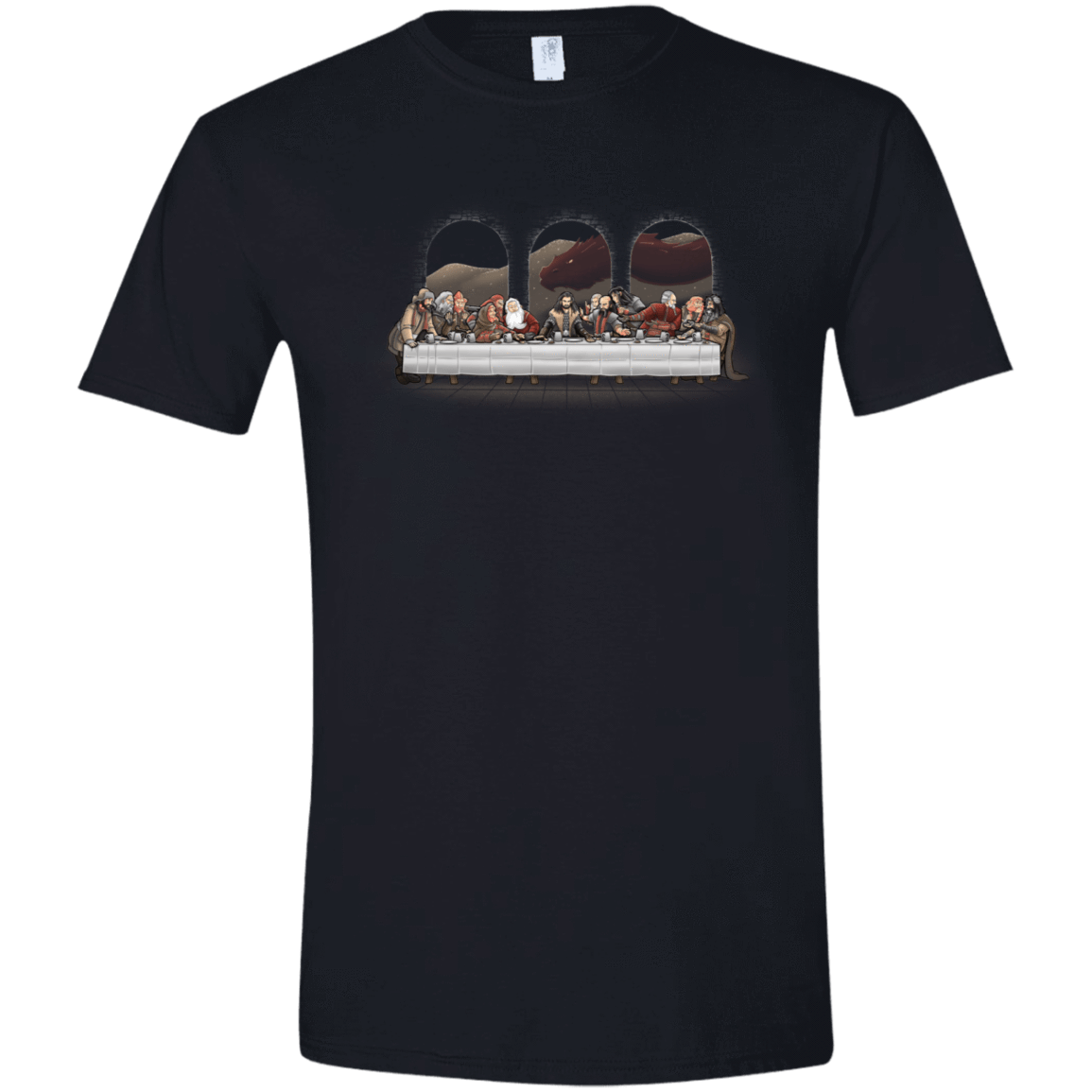 T-Shirts Black / X-Small Dwarf Dinner Men's Semi-Fitted Softstyle