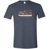 T-Shirts Heather Navy / S Dwarf Dinner Men's Semi-Fitted Softstyle