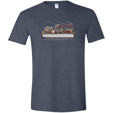 T-Shirts Heather Navy / S Dwarf Dinner Men's Semi-Fitted Softstyle