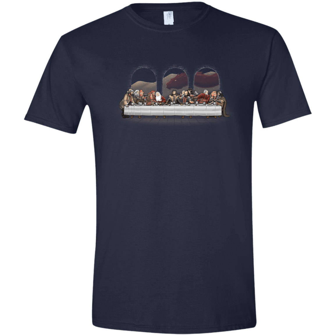 T-Shirts Navy / X-Small Dwarf Dinner Men's Semi-Fitted Softstyle