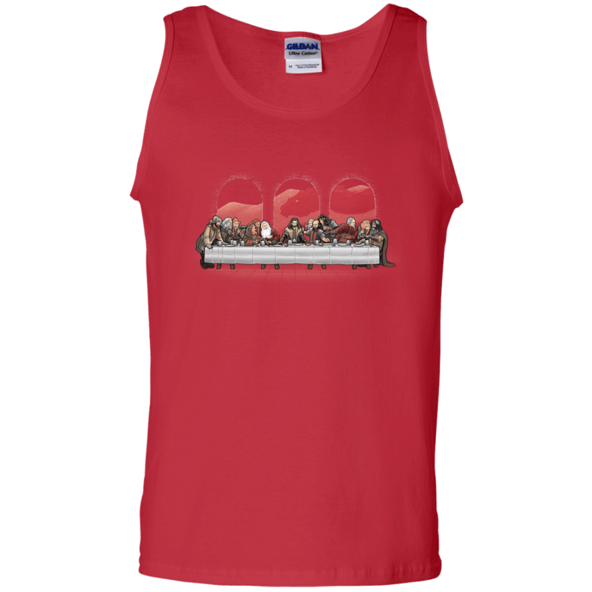 T-Shirts Red / S Dwarf Dinner Men's Tank Top