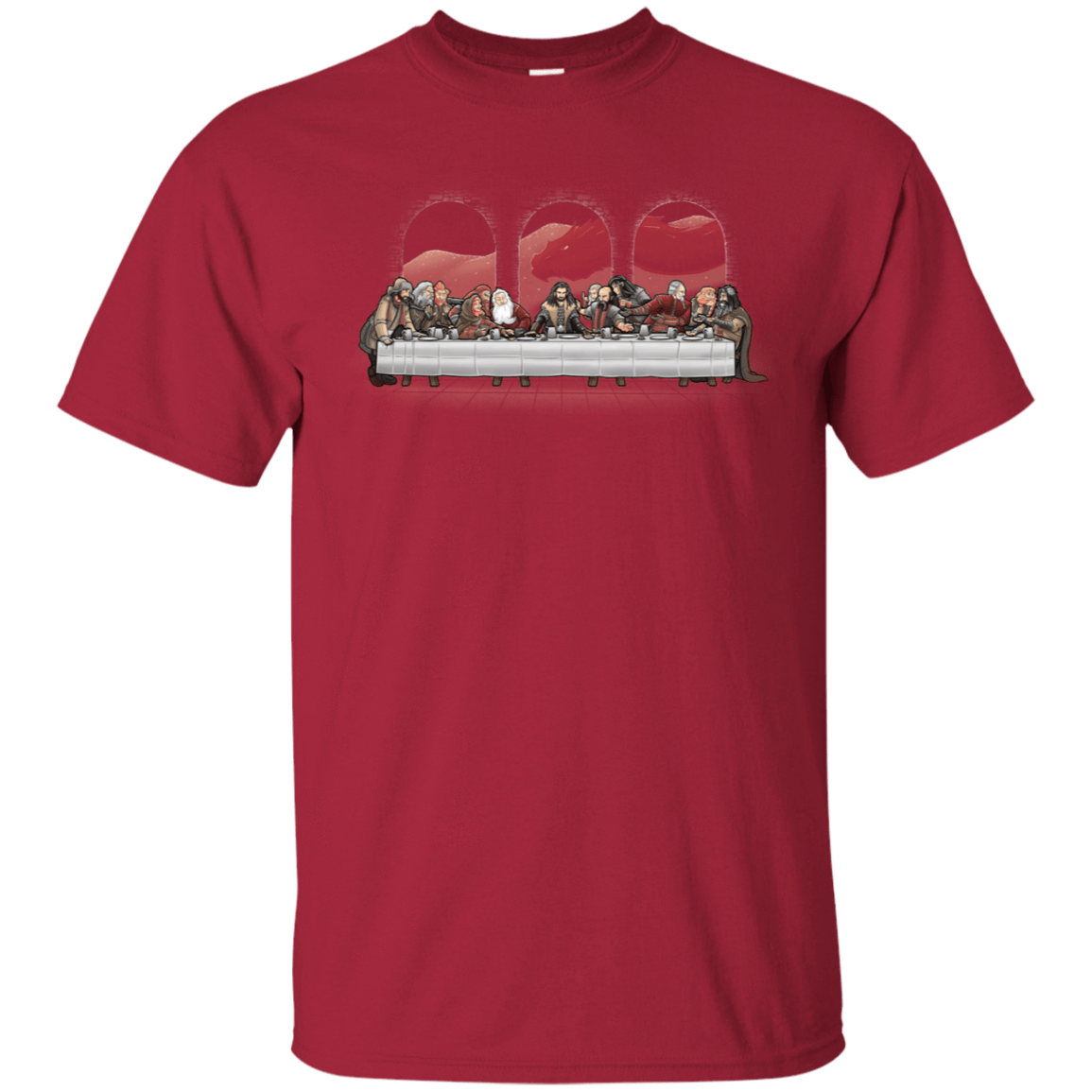 T-Shirts Cardinal / S Dwarf Dinner T-Shirt