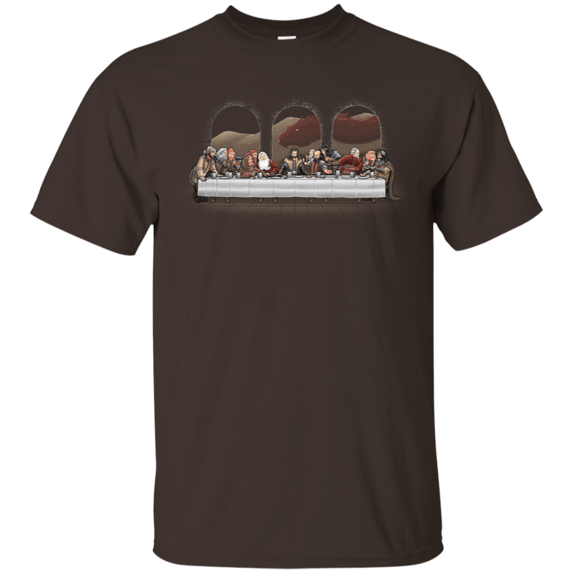 T-Shirts Dark Chocolate / S Dwarf Dinner T-Shirt