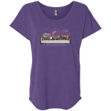 T-Shirts Purple Rush / X-Small Dwarf Dinner Triblend Dolman Sleeve