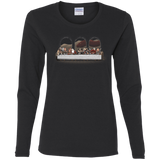 T-Shirts Black / S Dwarf Dinner Women's Long Sleeve T-Shirt