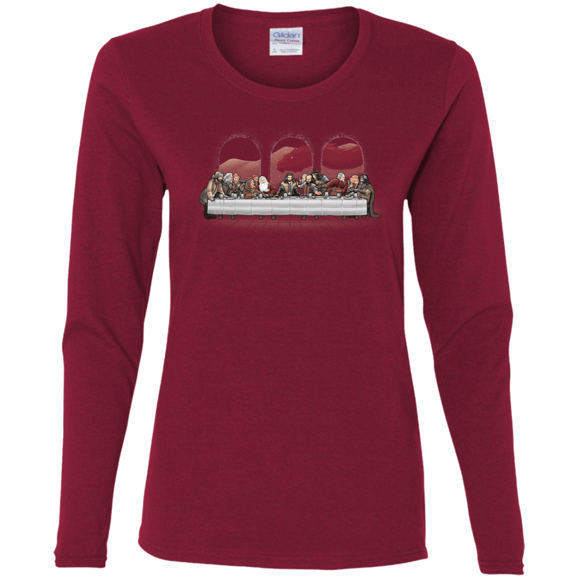 T-Shirts Cardinal / S Dwarf Dinner Women's Long Sleeve T-Shirt